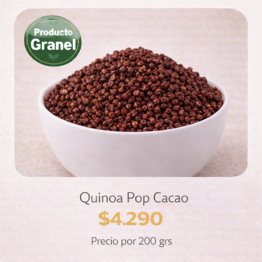 Imagen anterior — Quinoa Pop con Cacao a Granel