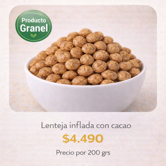 Imagen anterior — Lenteja Inflada con Cacao