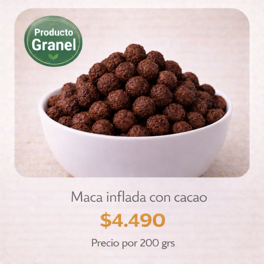 Imagen anterior — Maca Inflada con Cacao