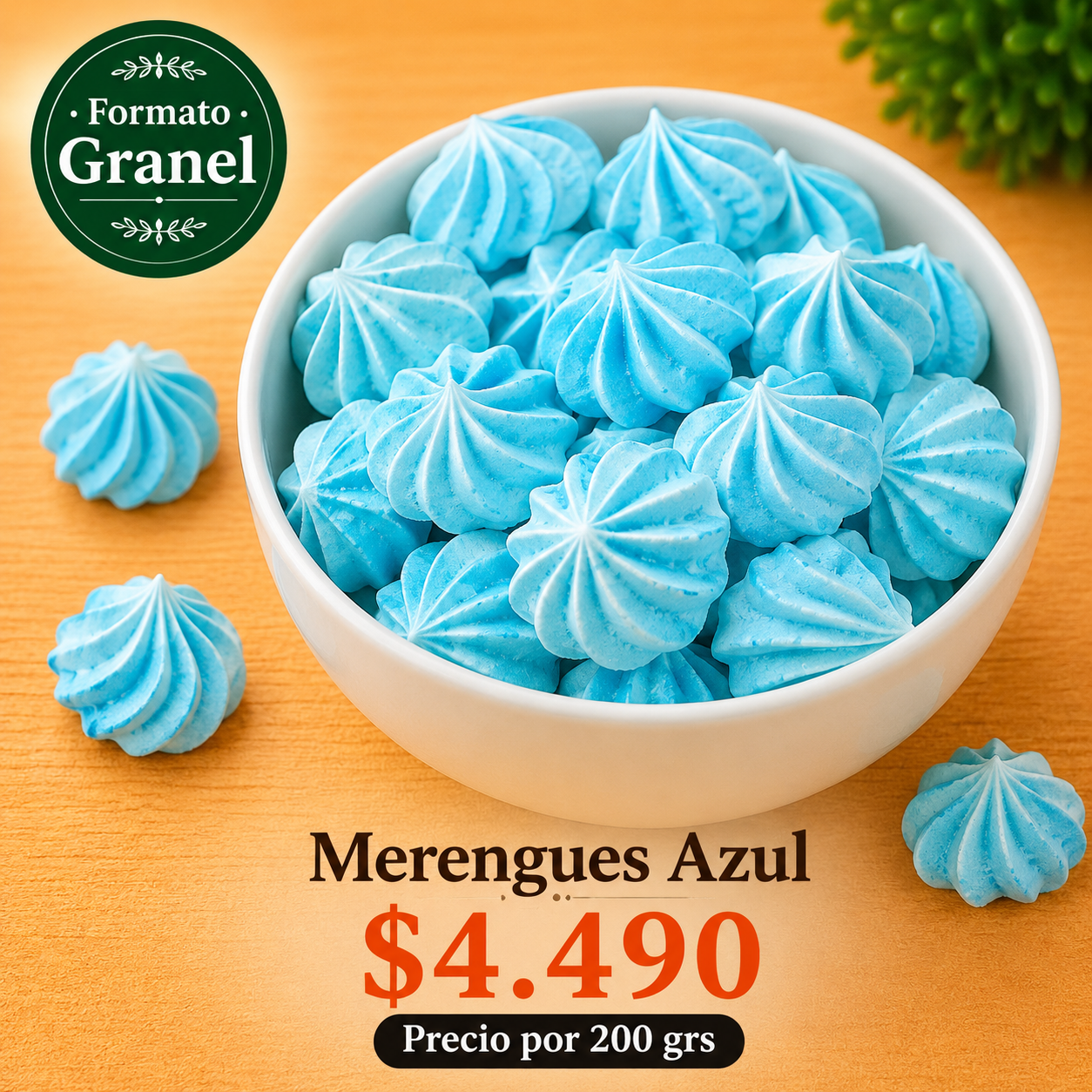 Merengues Azules a Granel