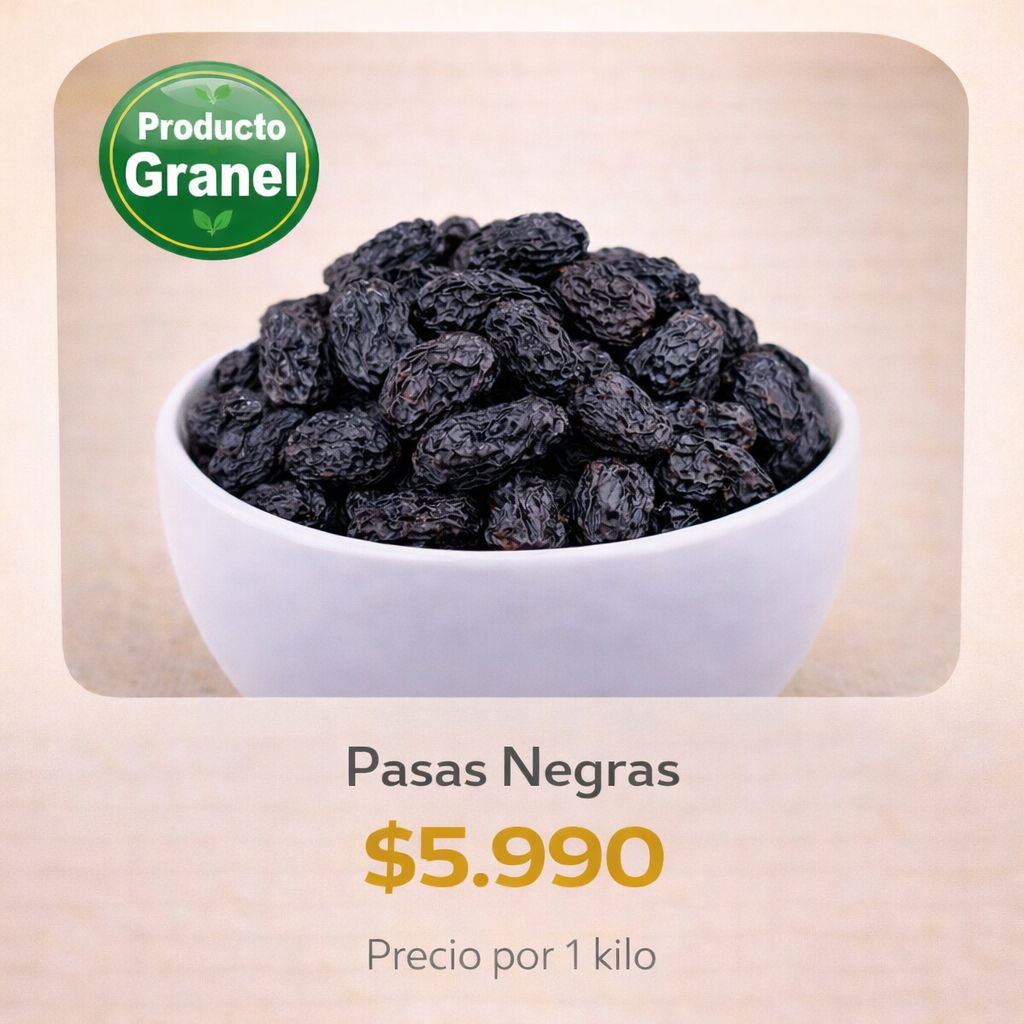 Pasas Negra a Granel