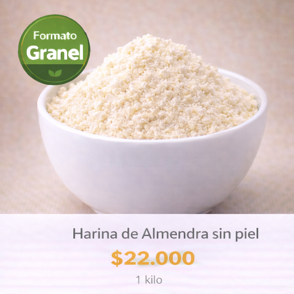 Harina de Almendra sin Piel a Granel
