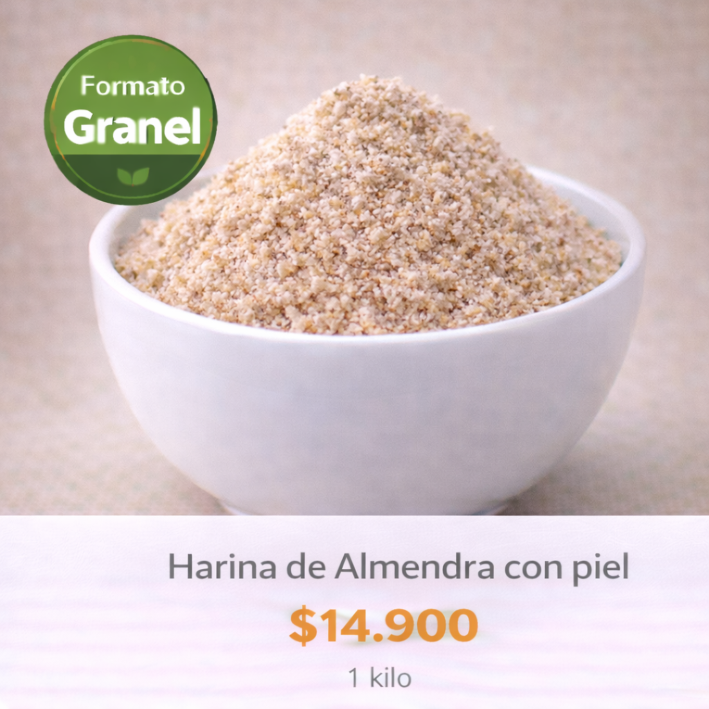 Harina de Almendra con Piel a Granel