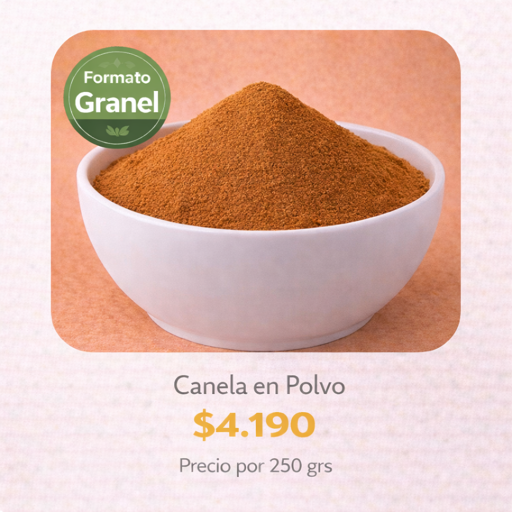 Canela en Polvo a Granel