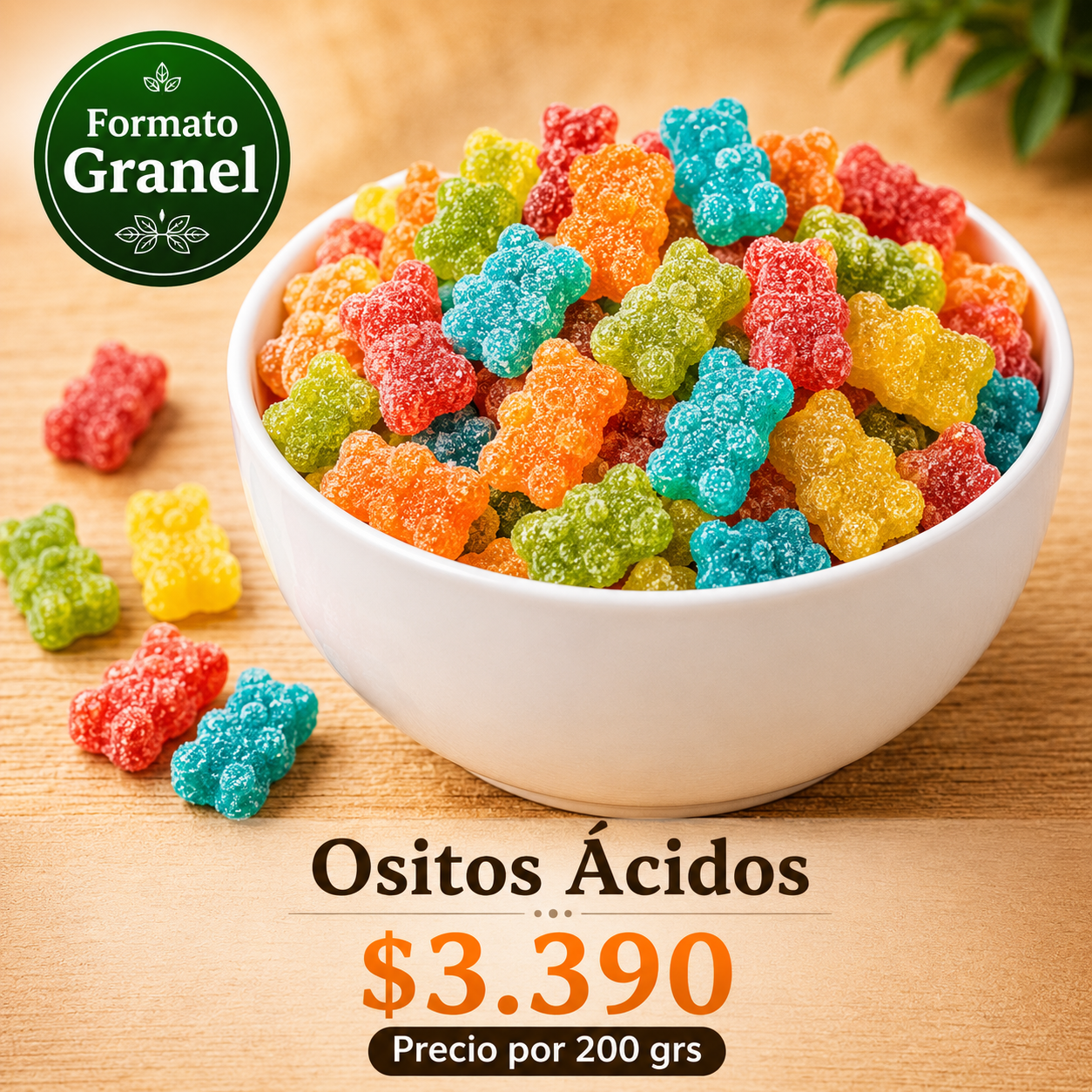 Ositos Ácidos a Granel