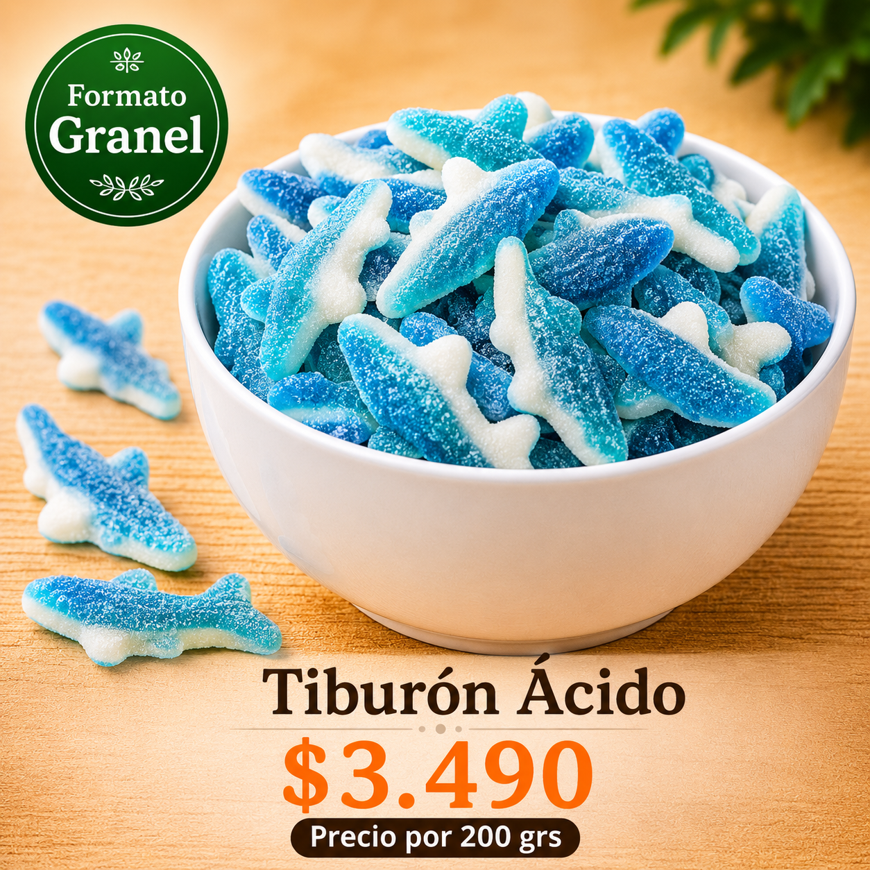 Tiburón Acido a Granel