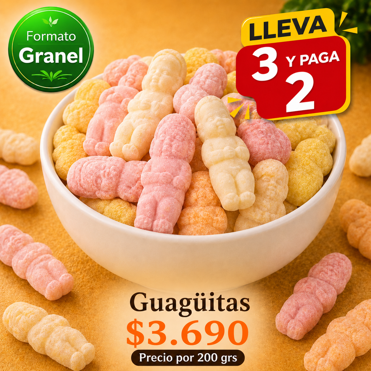 Guaguitas a Granel ⭐ Recomendado