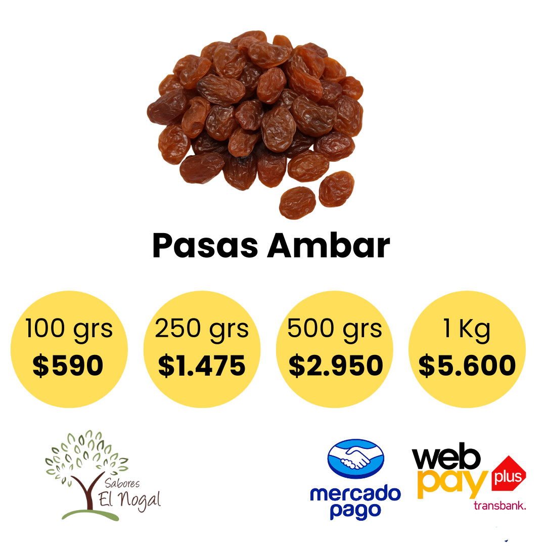 Pasas Ambar a Granel