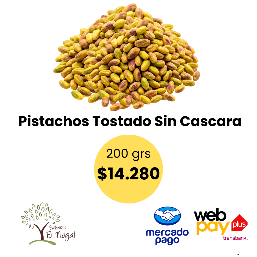 Pistacho Tostado Sin Cascara a Granel 250 grs