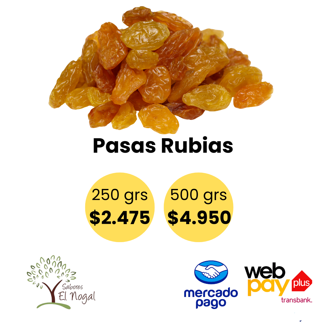 Pasas Rubias a Granel