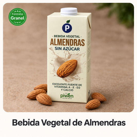 Bebida vegetal de almendras Piwen