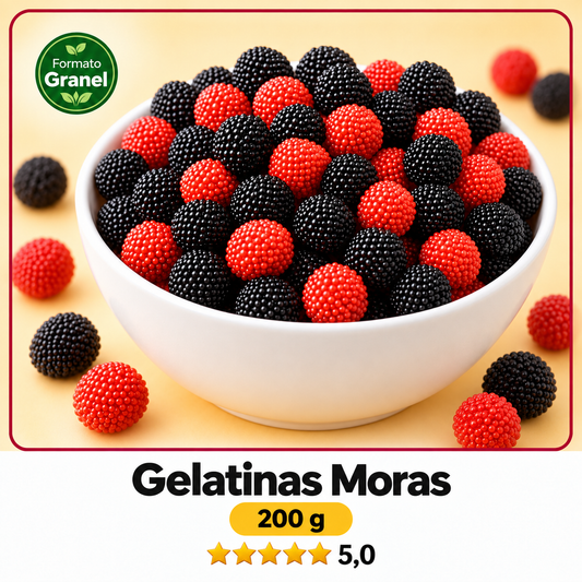 Gelatinas Moras — Sabores El Nogal