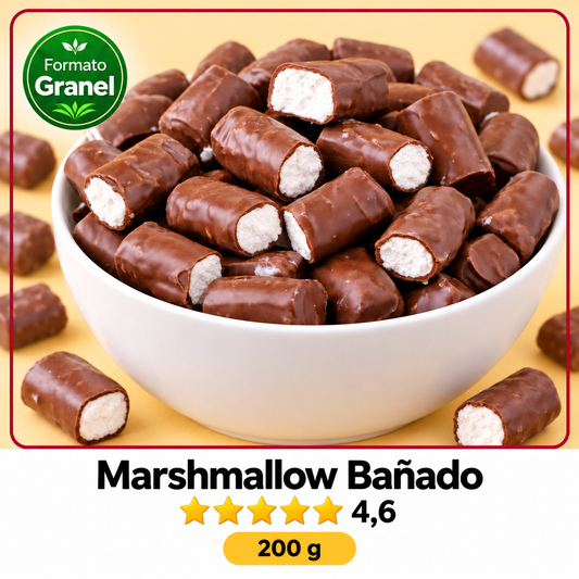 Marshmallow Bañado a Granel - Sabores El Nogal