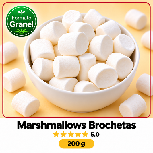 Marshmallows Brochetas a Granel - Sabores El Nogal