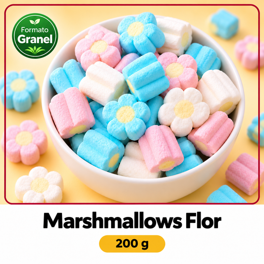 Marshmallows Flor a Granel - Sabores El Nogal