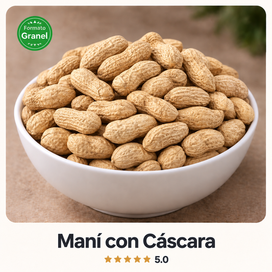 Maní con cáscara a granel
