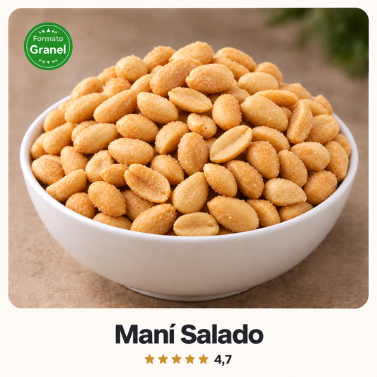 Maní salado a granel