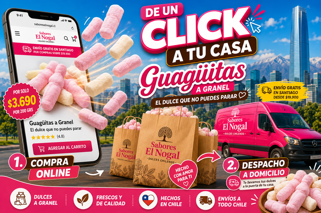 Guagüitas a granel: el dulce chileno favorito que no puede faltar