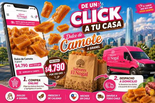 Dulce de Camote a granel: el clásico chileno que todos amamos