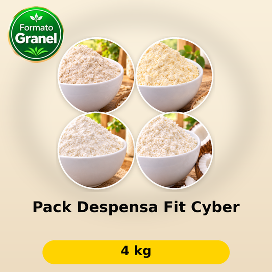Pack Despensa Fit Cyber: fotos reales de sus componentes; 4 kg