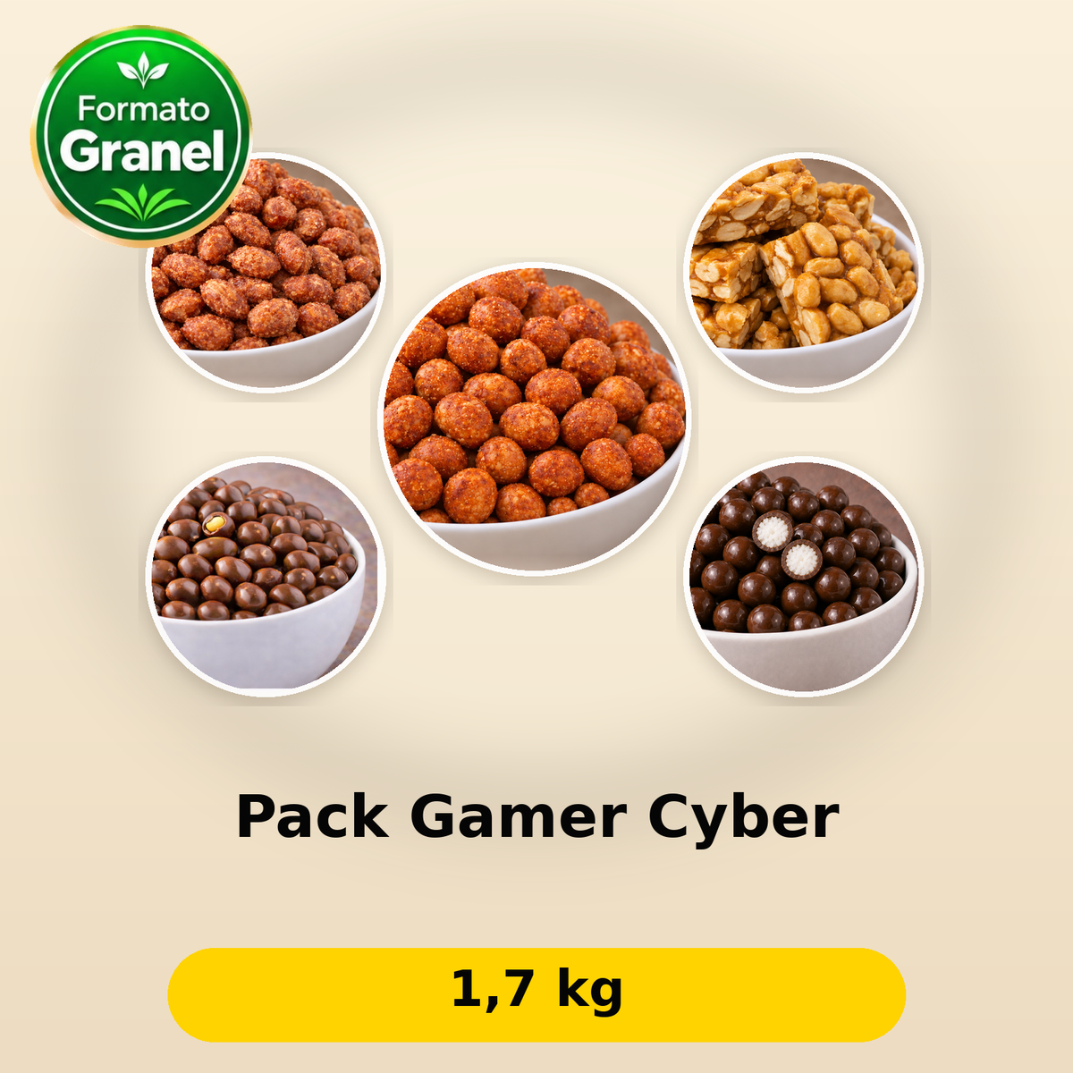 Pack Gamer Cyber: fotos reales de sus componentes; 1,7 kg