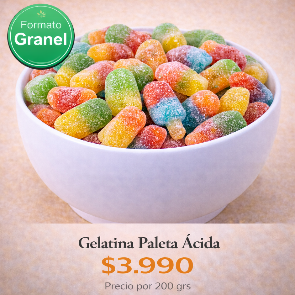 Gelatina paleta acida