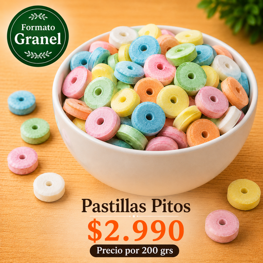 Pastillas Pitos Clásicas a Granel