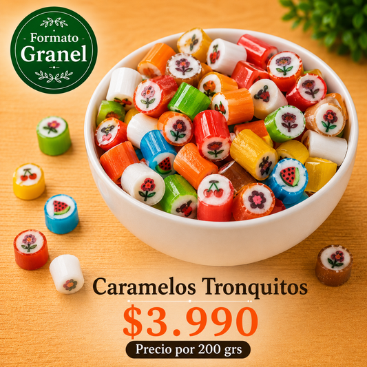 Caramelo Tronquito Clásico a  Granel