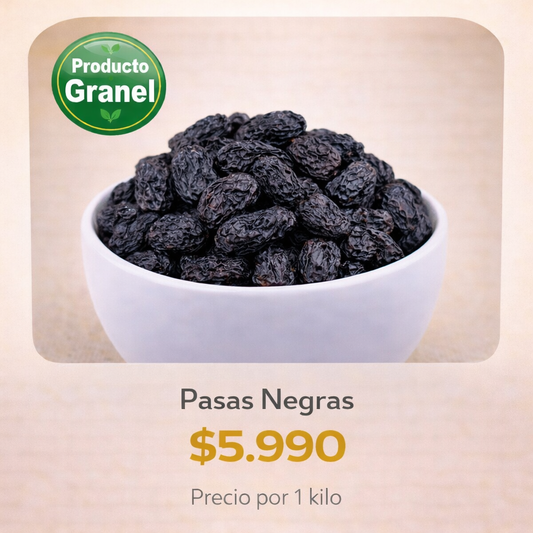 Pasas Negra a Granel