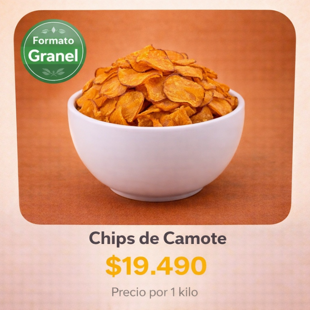 Chips de Camote a Granel