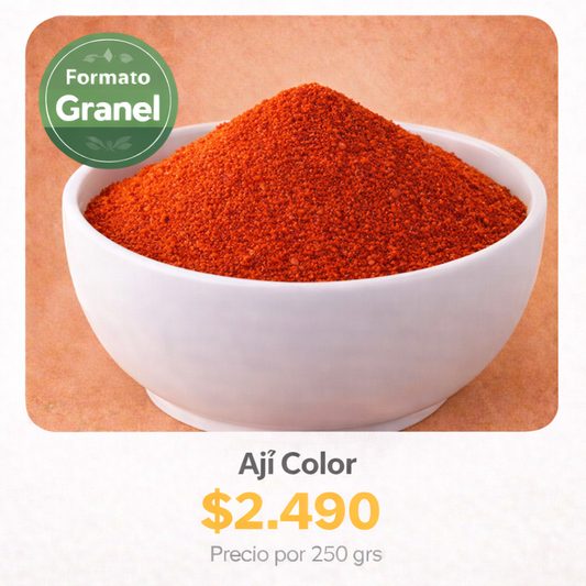 Aji de Color en Polvo a Granel ⭐ Recomendado