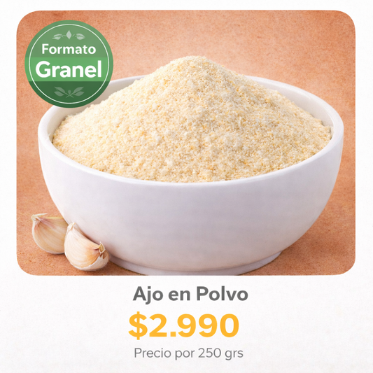 Ajo en Polvo a Granel ⭐ Recomendado