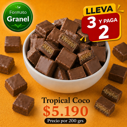 Tropical Coco a Granel — Coco con chocolate que no puedes parar ⭐