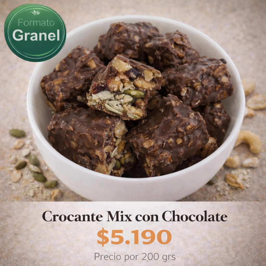 Crocante Mix Con Chocolate a Granel