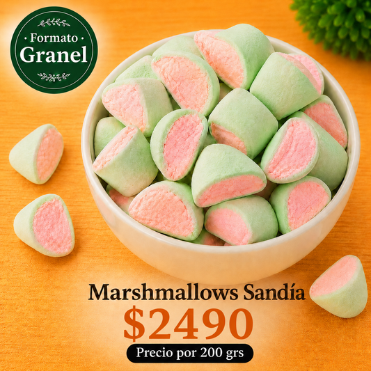 Marshmallows Sandía a Granel