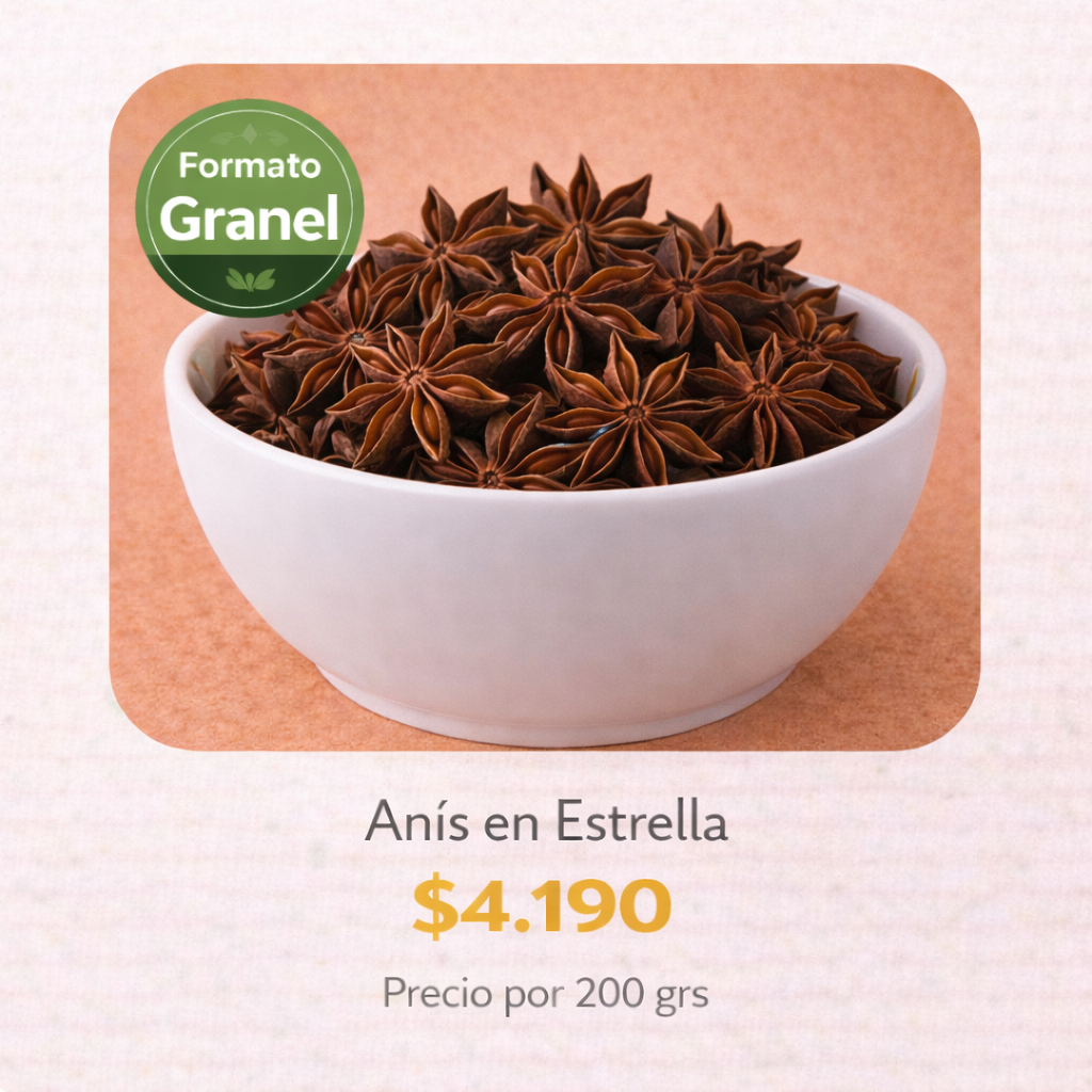 Anis Estrellado a Granel ⭐ Recomendado
