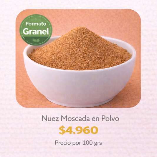 Nuez Moscada en Polvo a Granel 100 gr