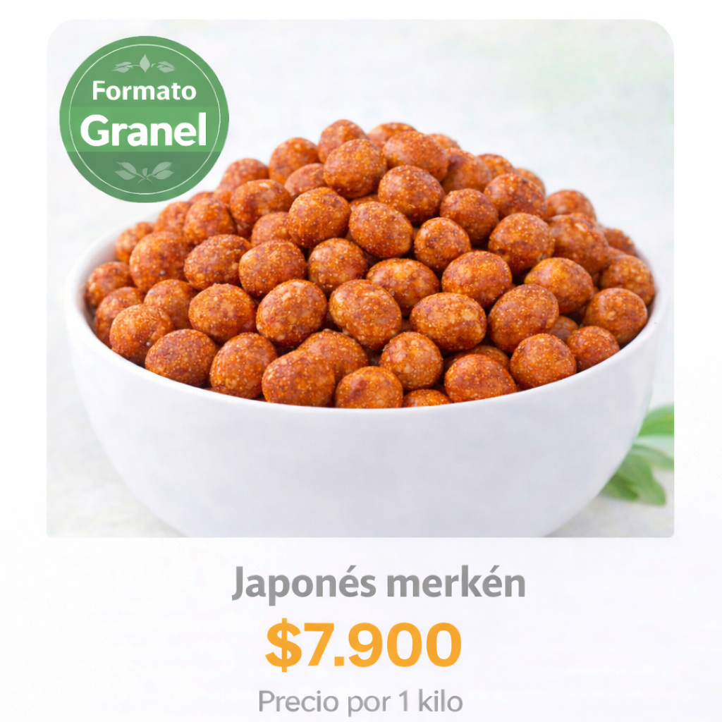 Maní Japones Merken a Granel