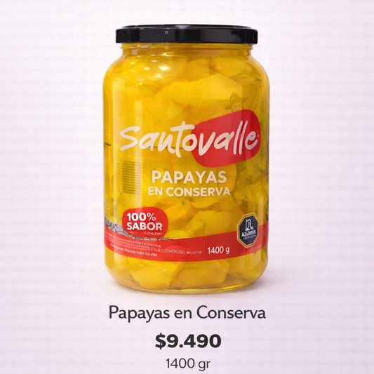 Papaya en Conserva ⭐ Recomendado