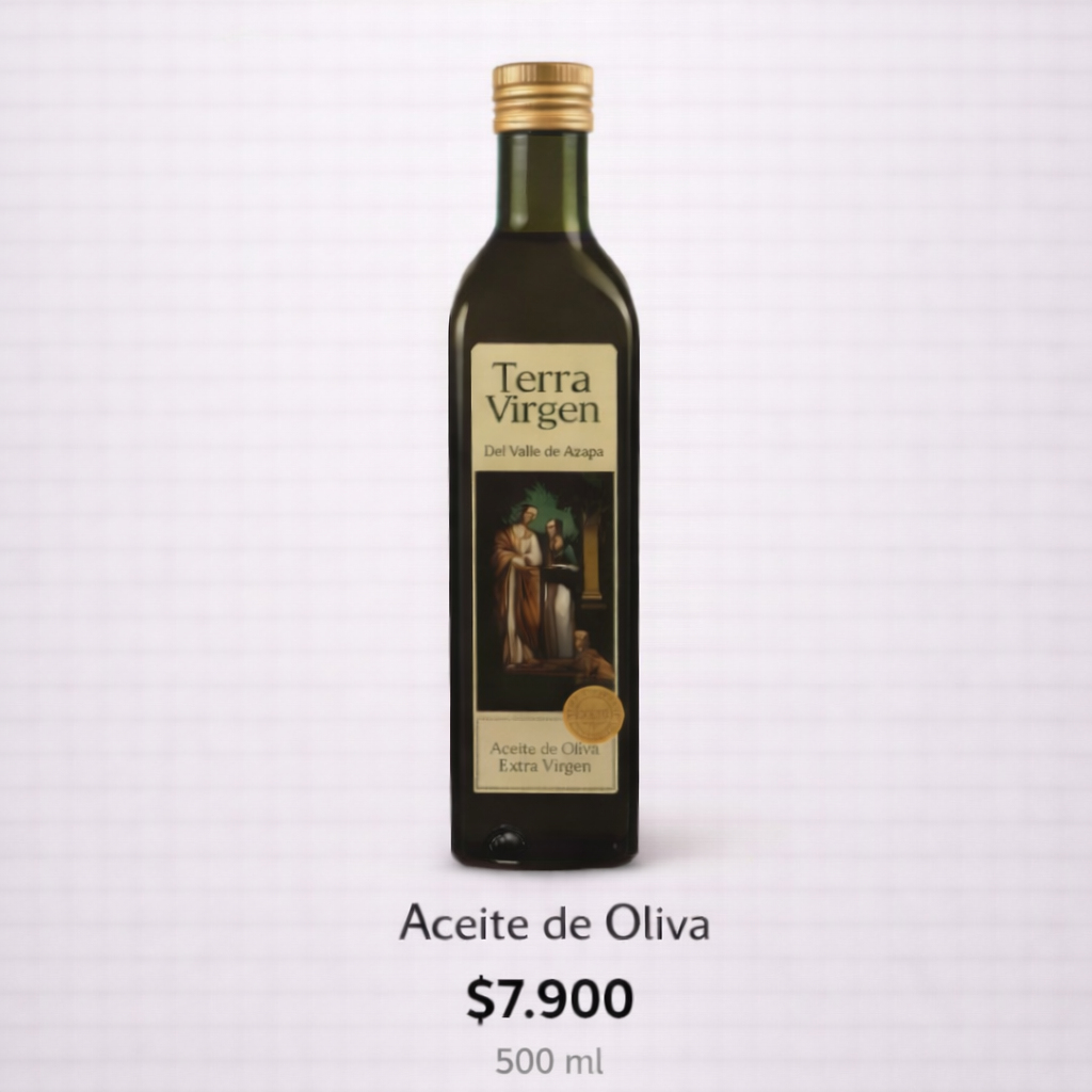 Aceite de Oliva 500 ML Extra Virgen