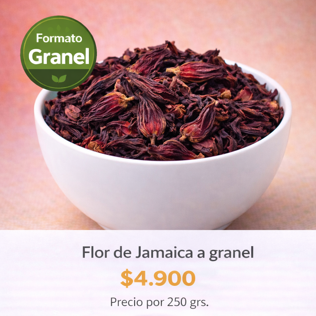 Flor de Jamaica a granel ⭐ Recomendado