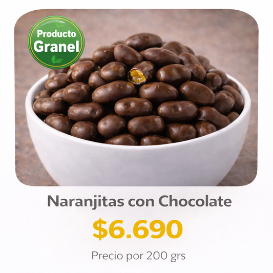 Naranjitas con Chocolate a Granel