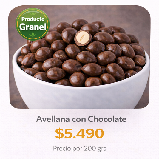 Avellana con Chocolate a Granel