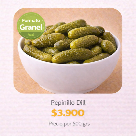 Pepinillo Dill a Granel ⭐ Recomendado