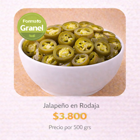 Jalapeño rodaja a Granel