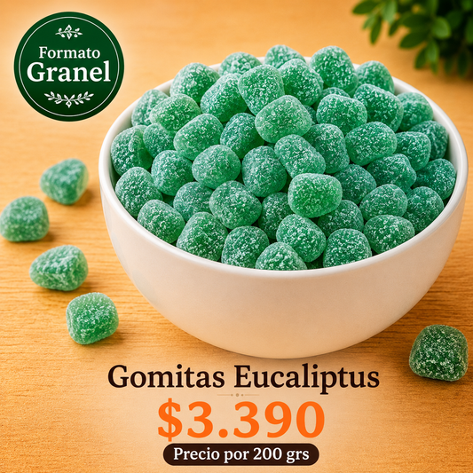 Gomitas Eucaliptus a Granel ⭐ Recomendado