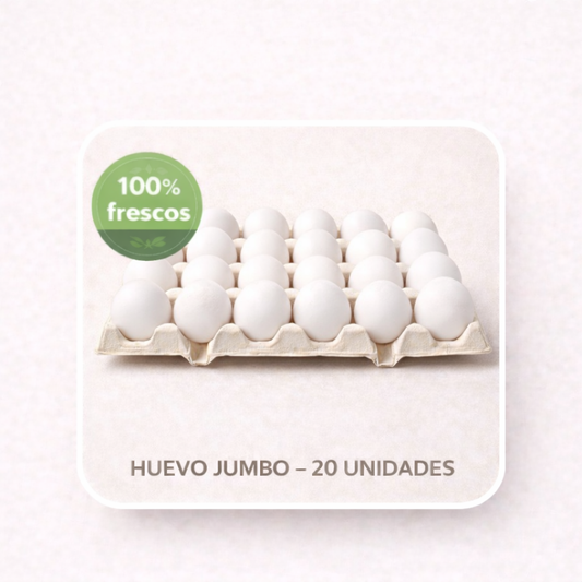 Huevo Jumbo 20 Unidaes