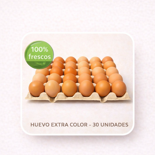 Huevos 30 Unidades Extra Color