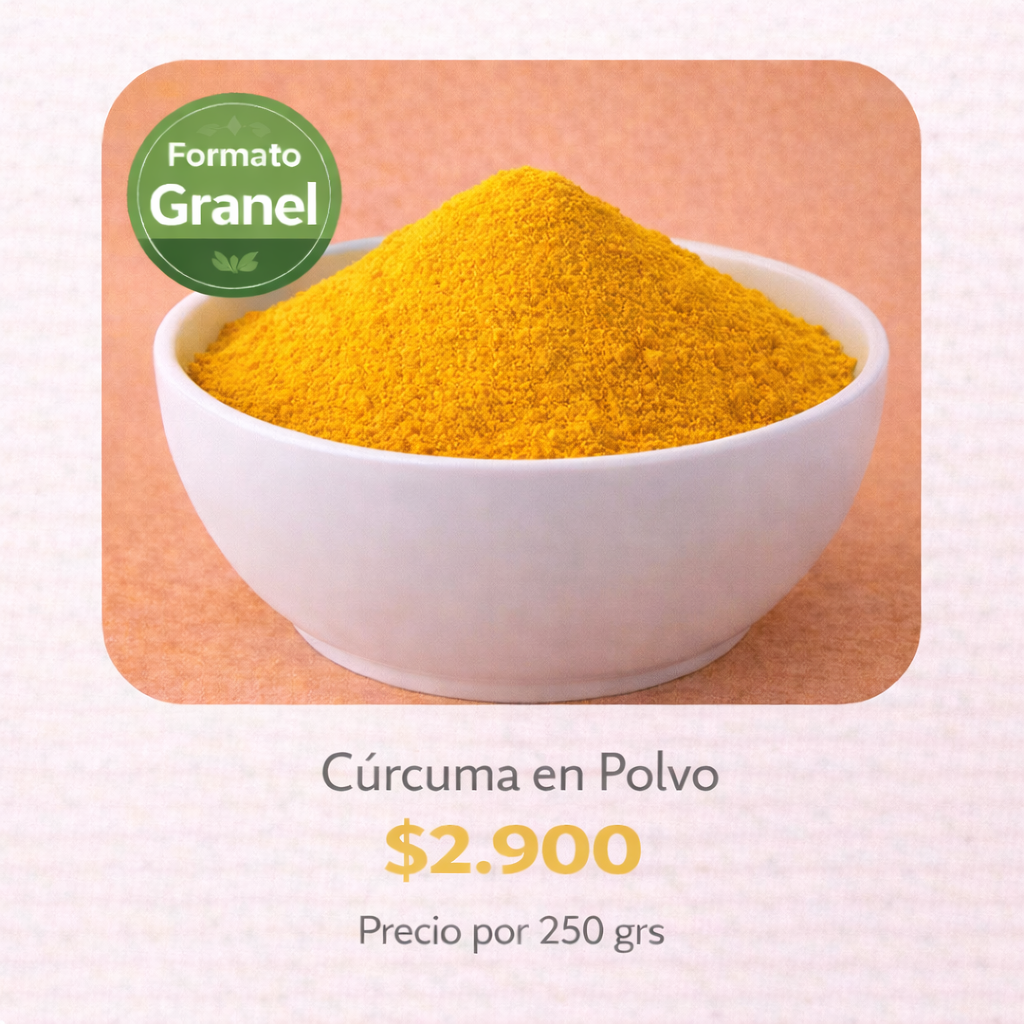 Curcuma en Polvo a Granel ⭐ Recomendado