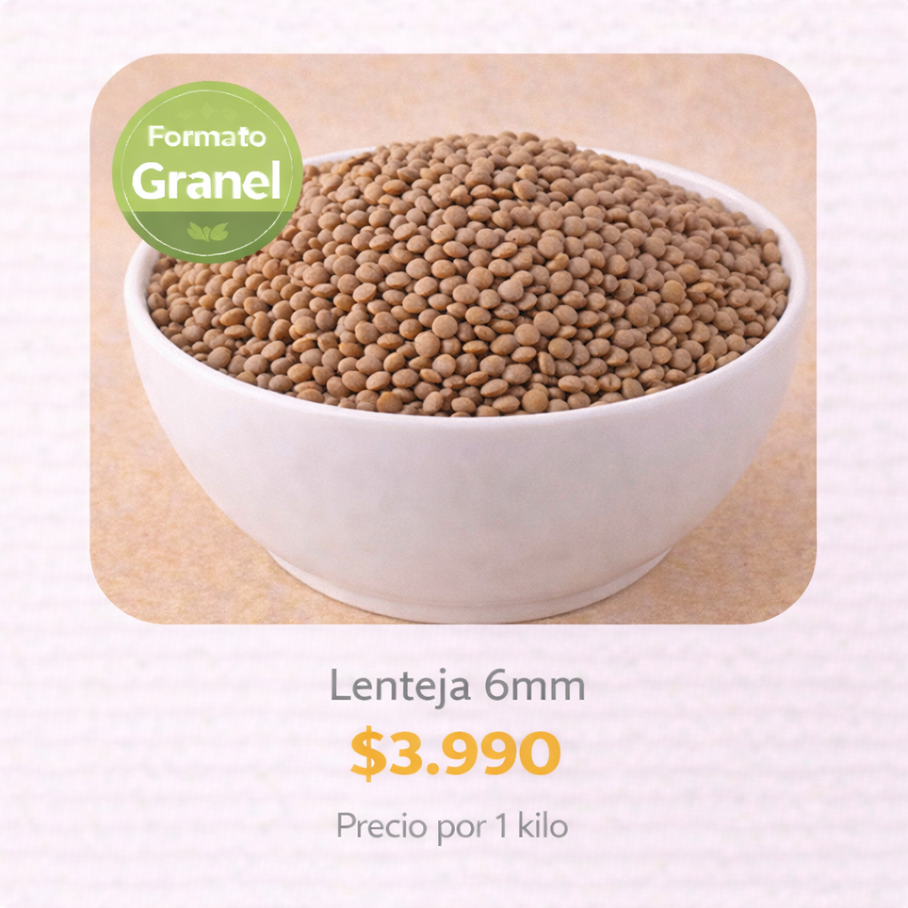 Lentejas 6MM a granel